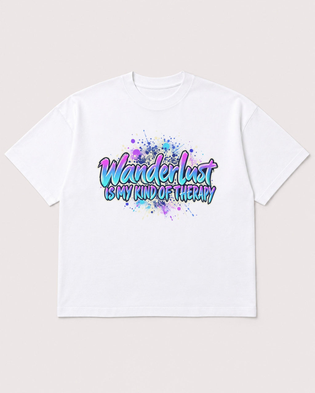 Mockup Boxy Heavyweight Tee White product