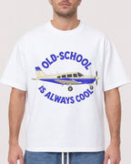 Mockup Boxy Heavyweight Tee White male close-up 08