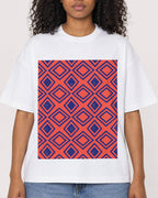 Mockup Boxy Heavyweight Tee White female close-up 05