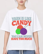 Mockup Boxy Heavyweight Tee White female close-up 41