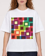 Mockup Boxy Heavyweight Tee White female close-up 09