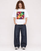 Mockup Boxy Heavyweight Tee White female full-body 09
