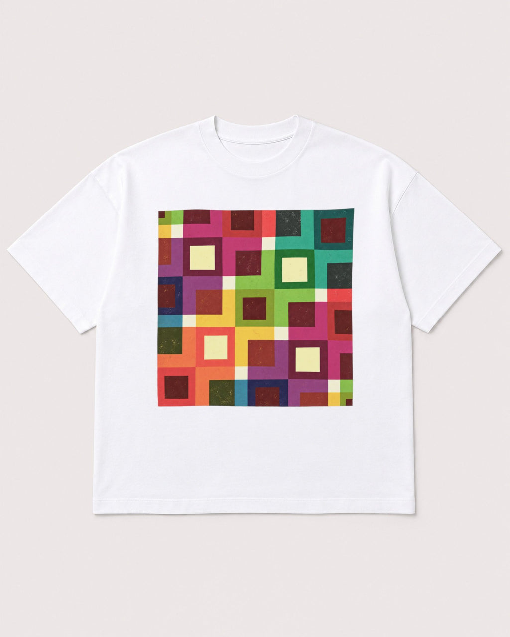 Mockup Boxy Heavyweight Tee White product