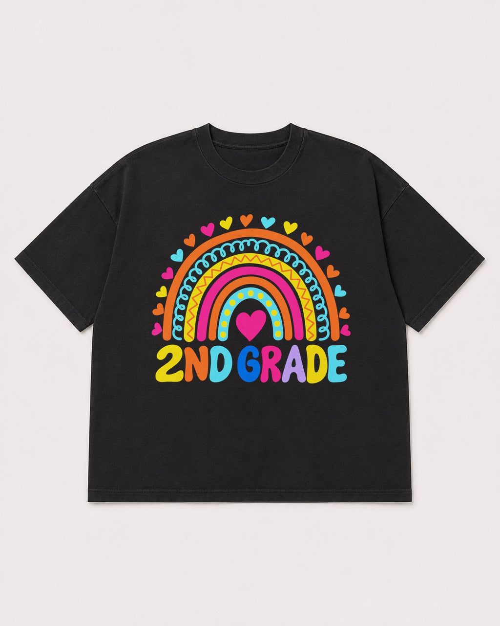 Mockup Boxy Heavyweight Tee Black product