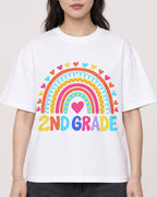 Mockup Boxy Heavyweight Tee White female close-up 03
