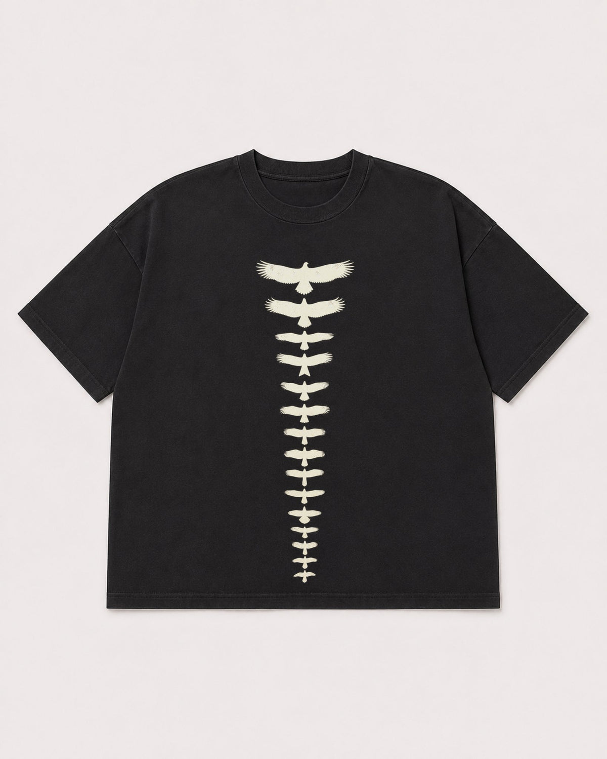 Mockup Boxy Heavyweight Tee Black product
