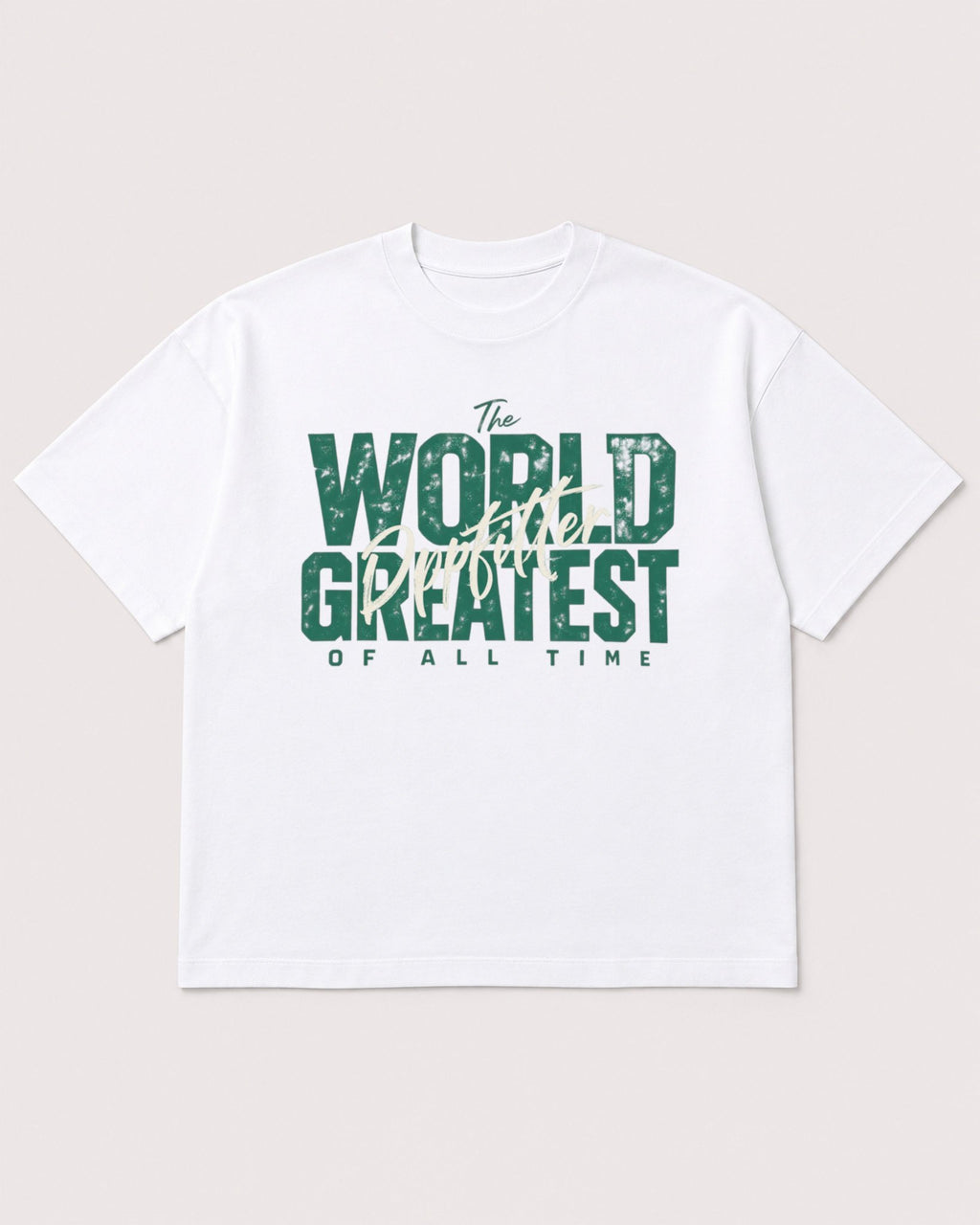 Mockup Boxy Heavyweight Tee White product