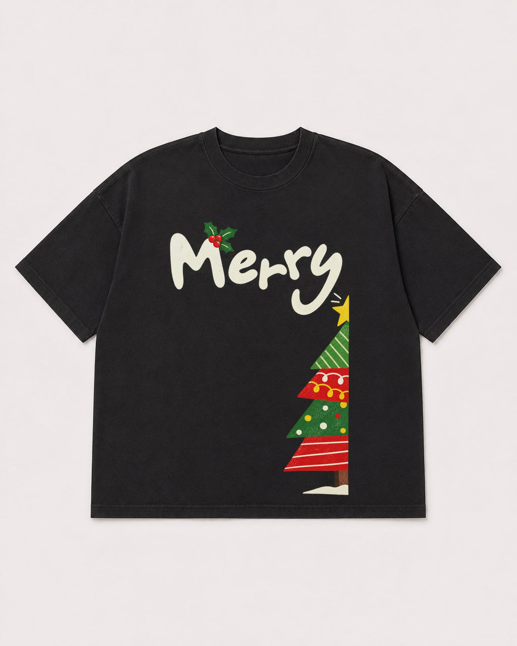 Mockup Boxy Heavyweight Tee Black product