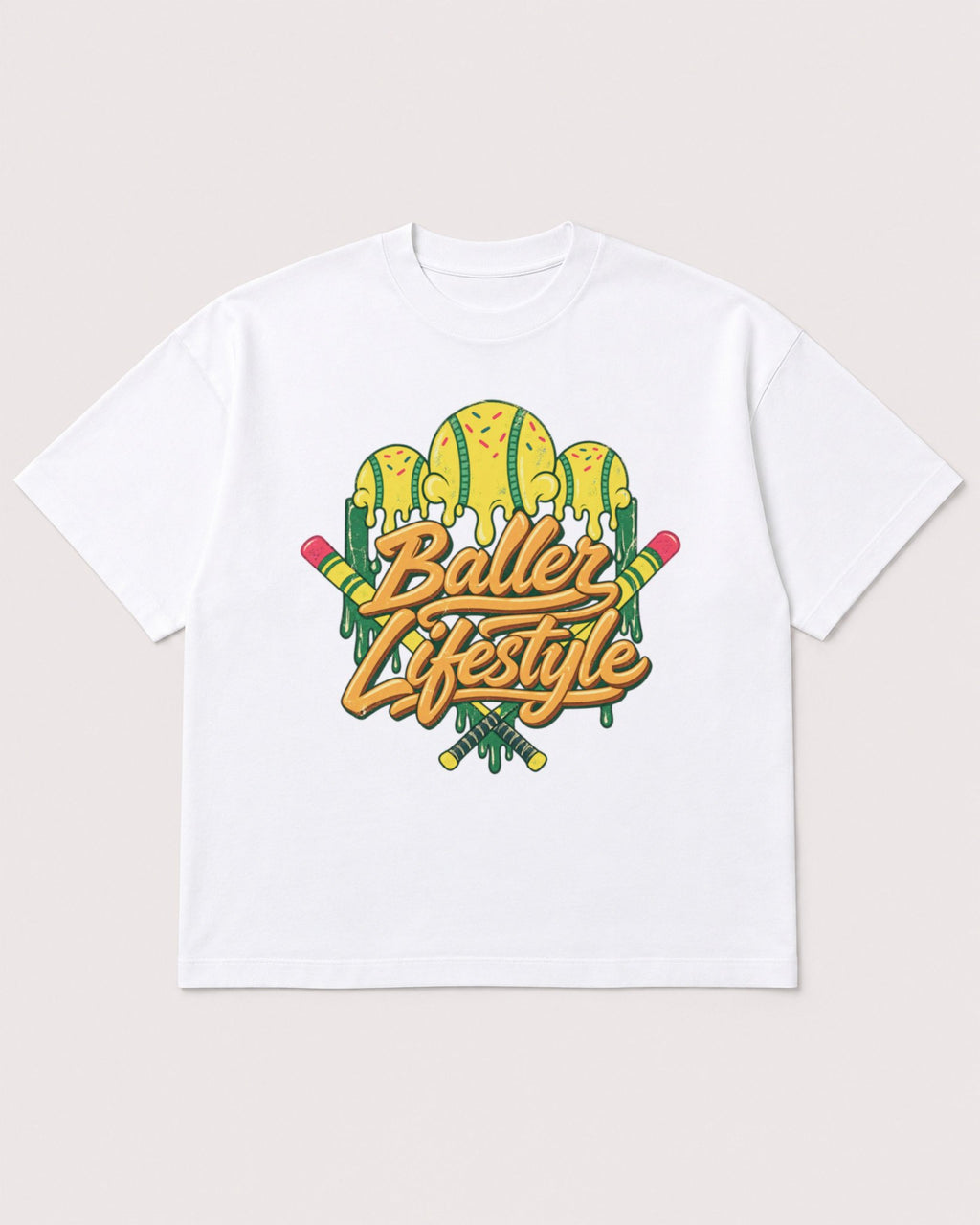 Mockup Boxy Heavyweight Tee White product