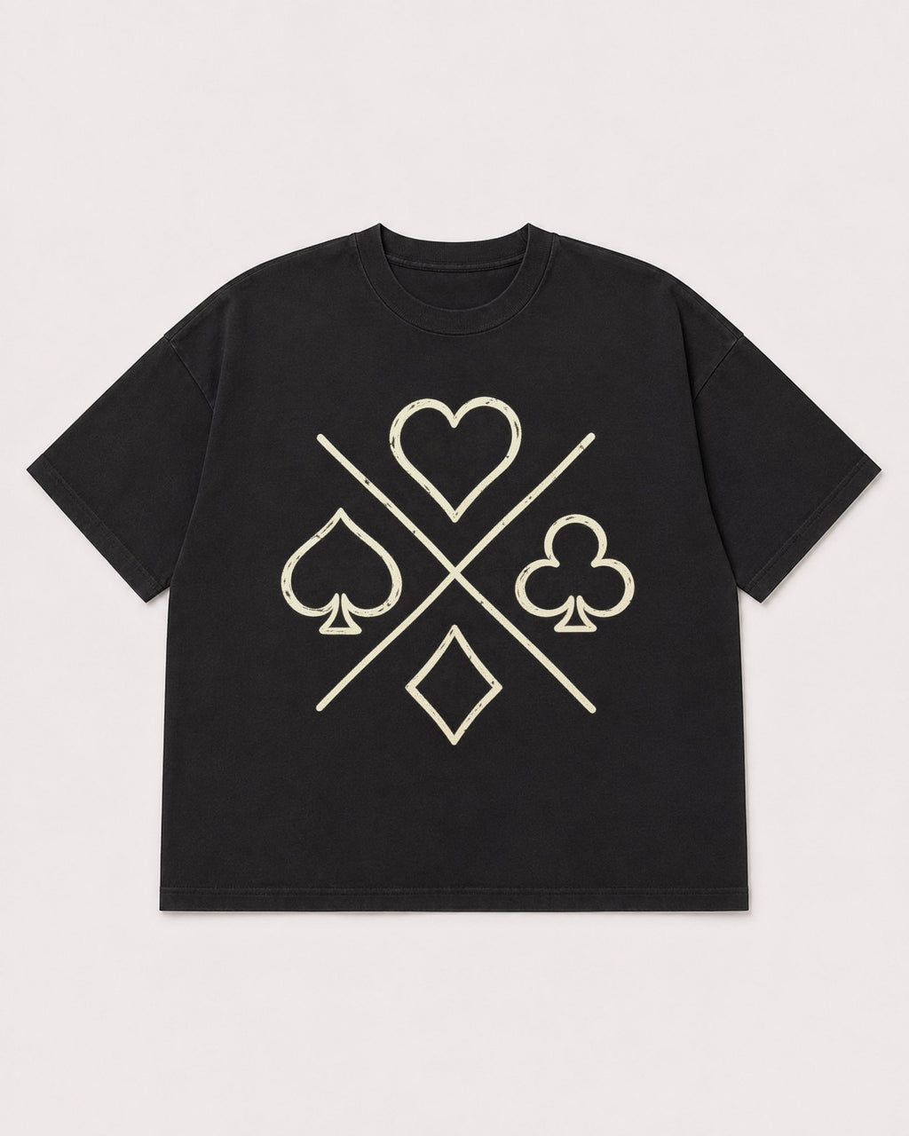 Mockup Boxy Heavyweight Tee Black product