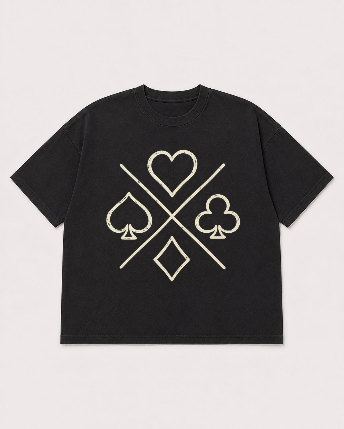 Mockup Boxy Heavyweight Tee Black product