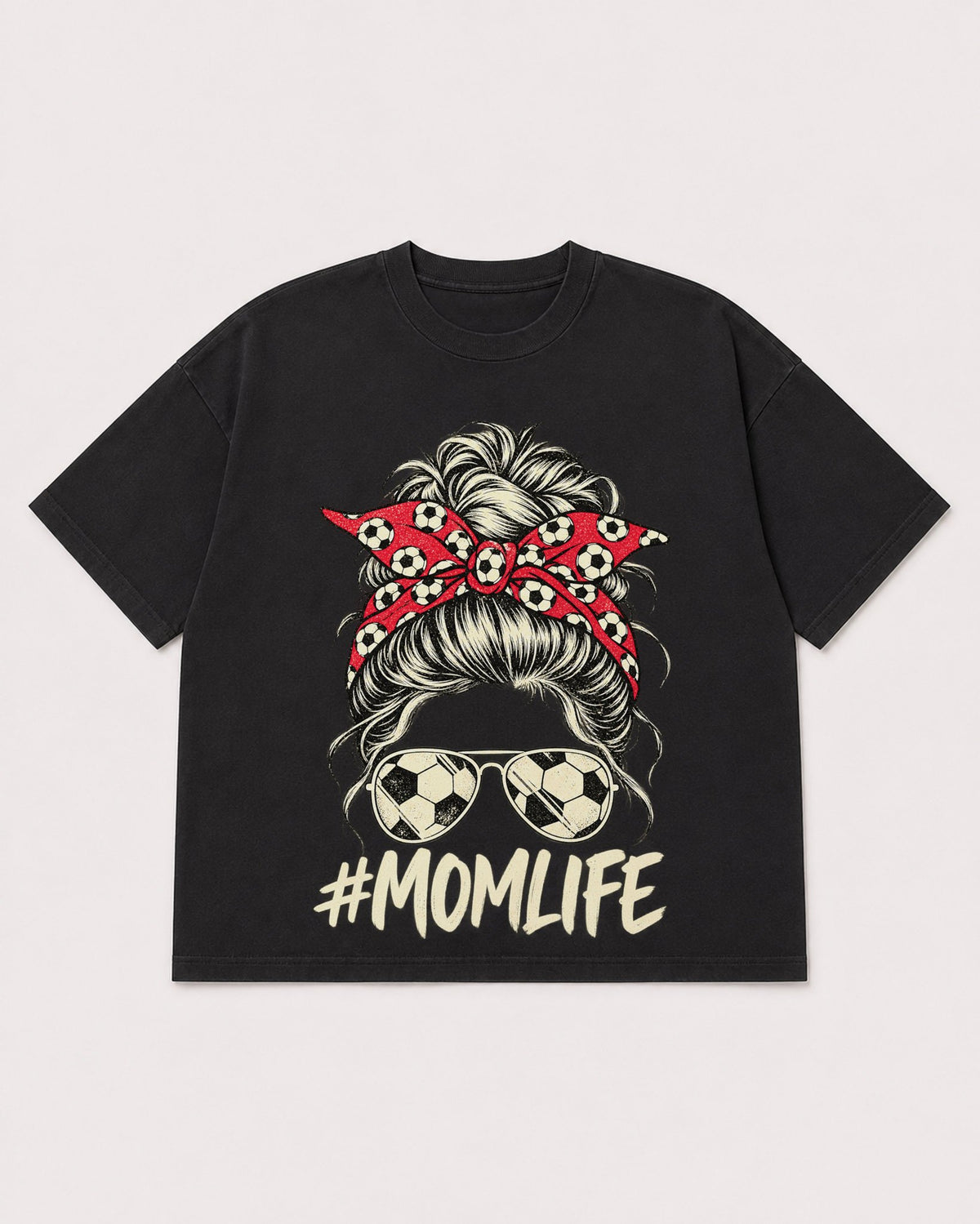 Mockup Boxy Heavyweight Tee Black product