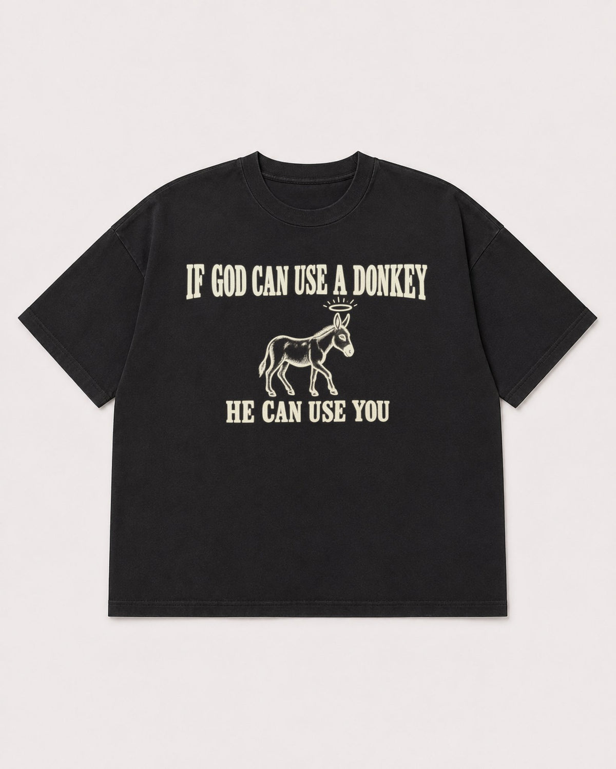 Mockup Boxy Heavyweight Tee Black product