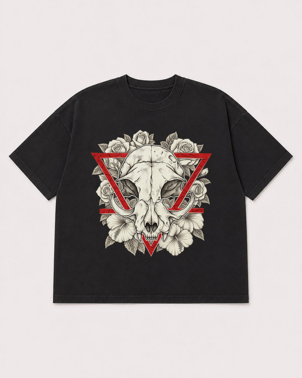 Mockup Boxy Heavyweight Tee Black product