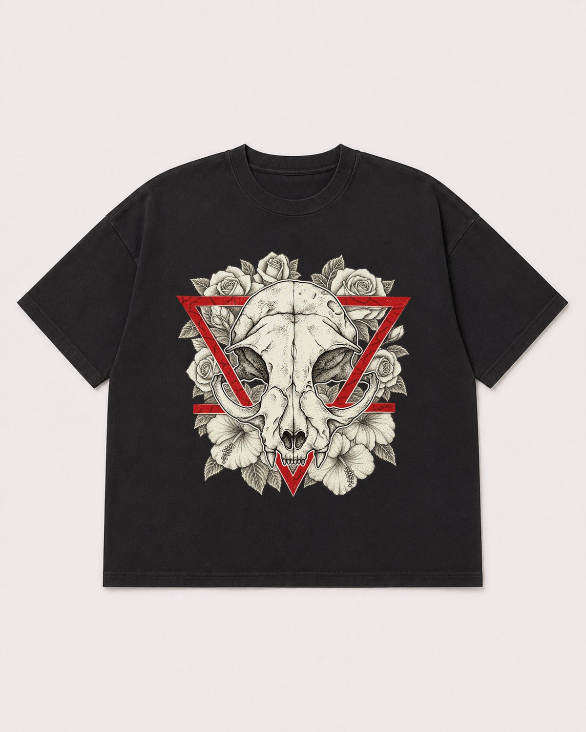 Mockup Boxy Heavyweight Tee Black product