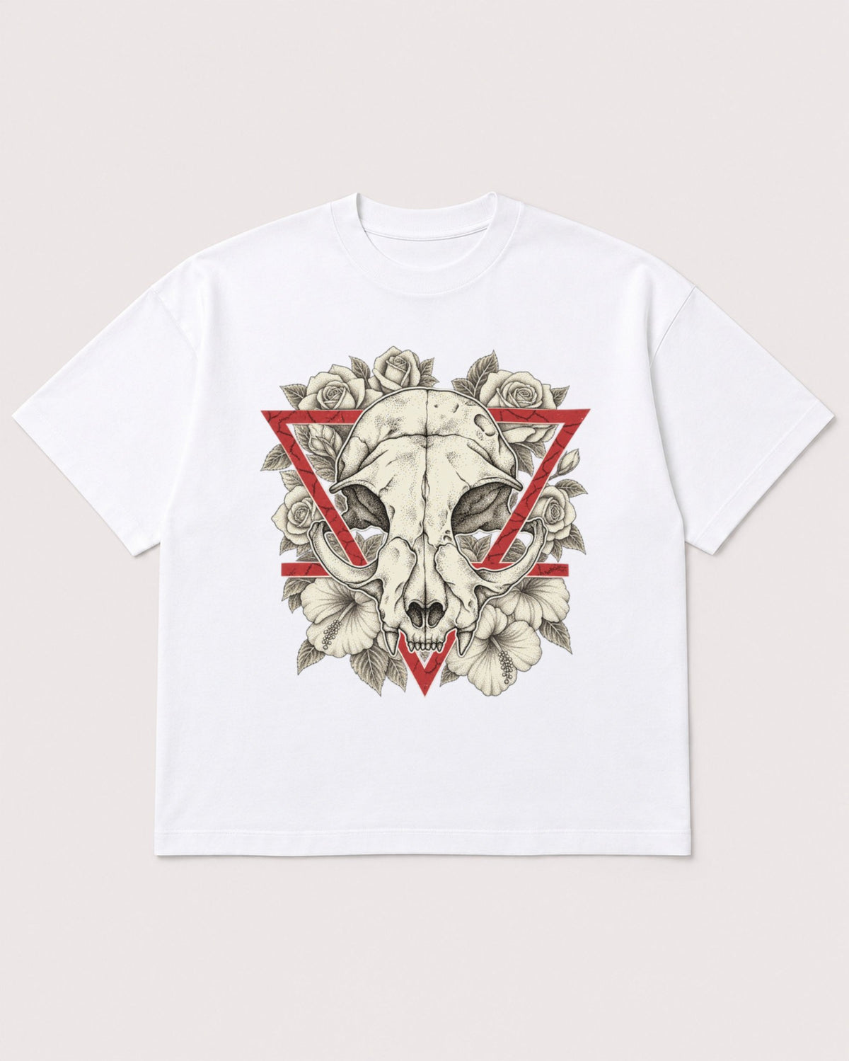 Mockup Boxy Heavyweight Tee White product