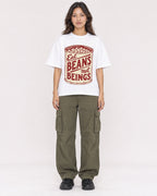 Mockup Boxy Heavyweight Tee White female full-body 02