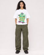 Mockup Boxy Heavyweight Tee White female full-body 07