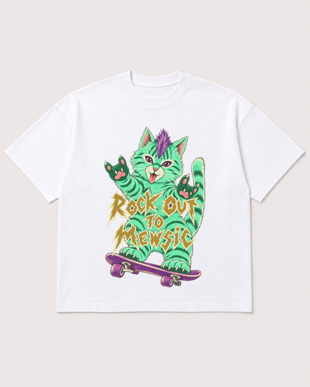 Mockup Boxy Heavyweight Tee White product