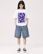 Mockup Boxy Heavyweight Tee White female full-body 01