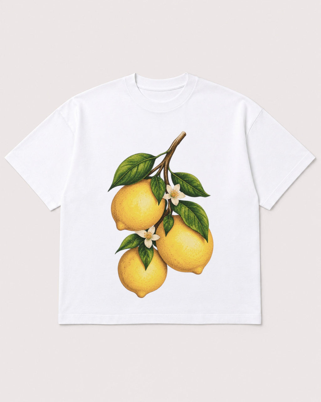 Mockup Boxy Heavyweight Tee White product