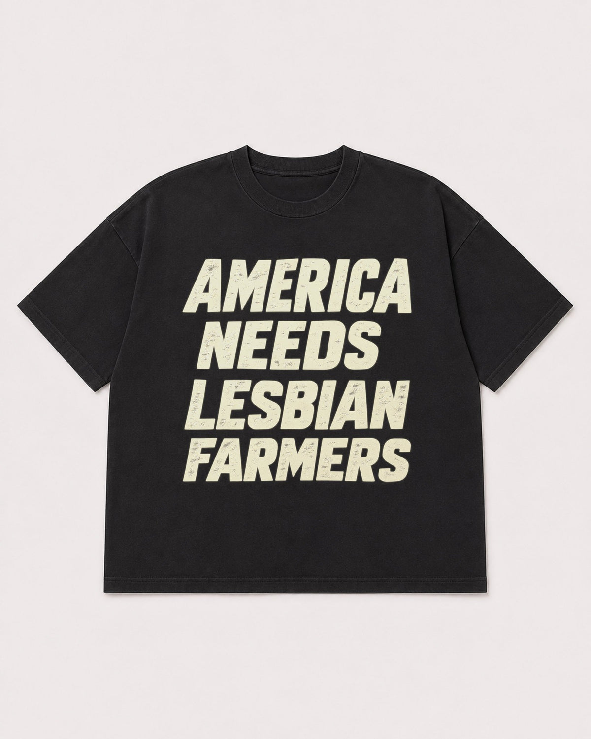 Mockup Boxy Heavyweight Tee Black product
