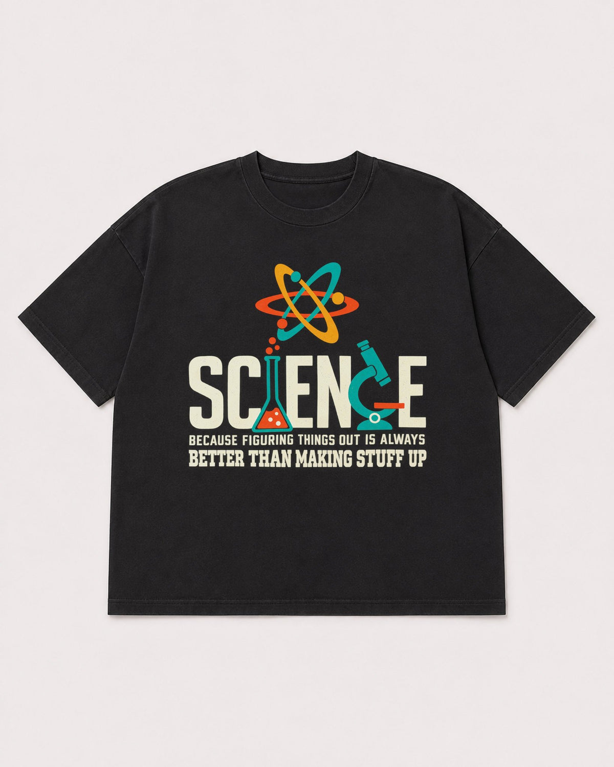 Mockup Boxy Heavyweight Tee Black product