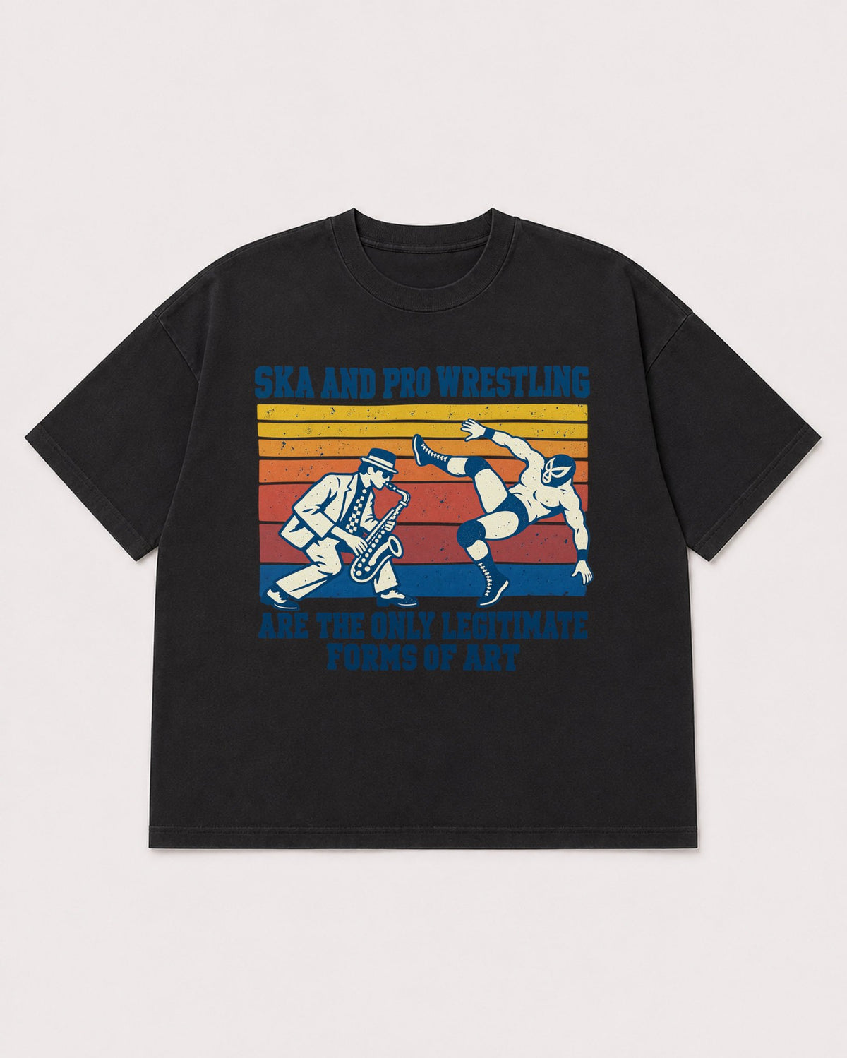 Mockup Boxy Heavyweight Tee Black product