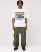 Mockup Boxy Heavyweight Tee White male full-body 04