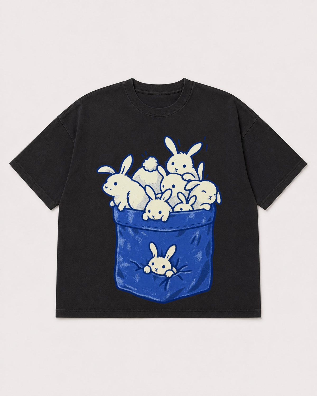 Mockup Boxy Heavyweight Tee Black product