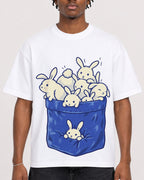 Mockup Boxy Heavyweight Tee White male close-up 05