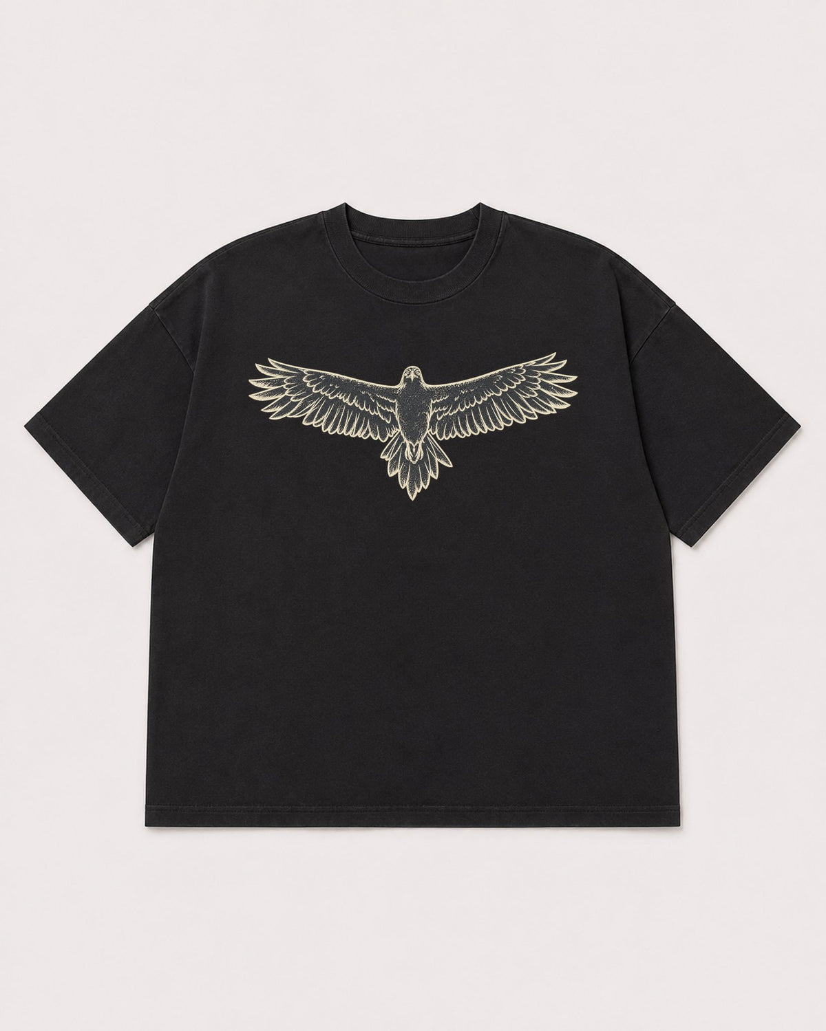 Mockup Boxy Heavyweight Tee Black product