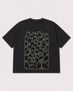 Mockup Boxy Heavyweight Tee Black product