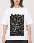 Mockup Boxy Heavyweight Tee White female close-up 33