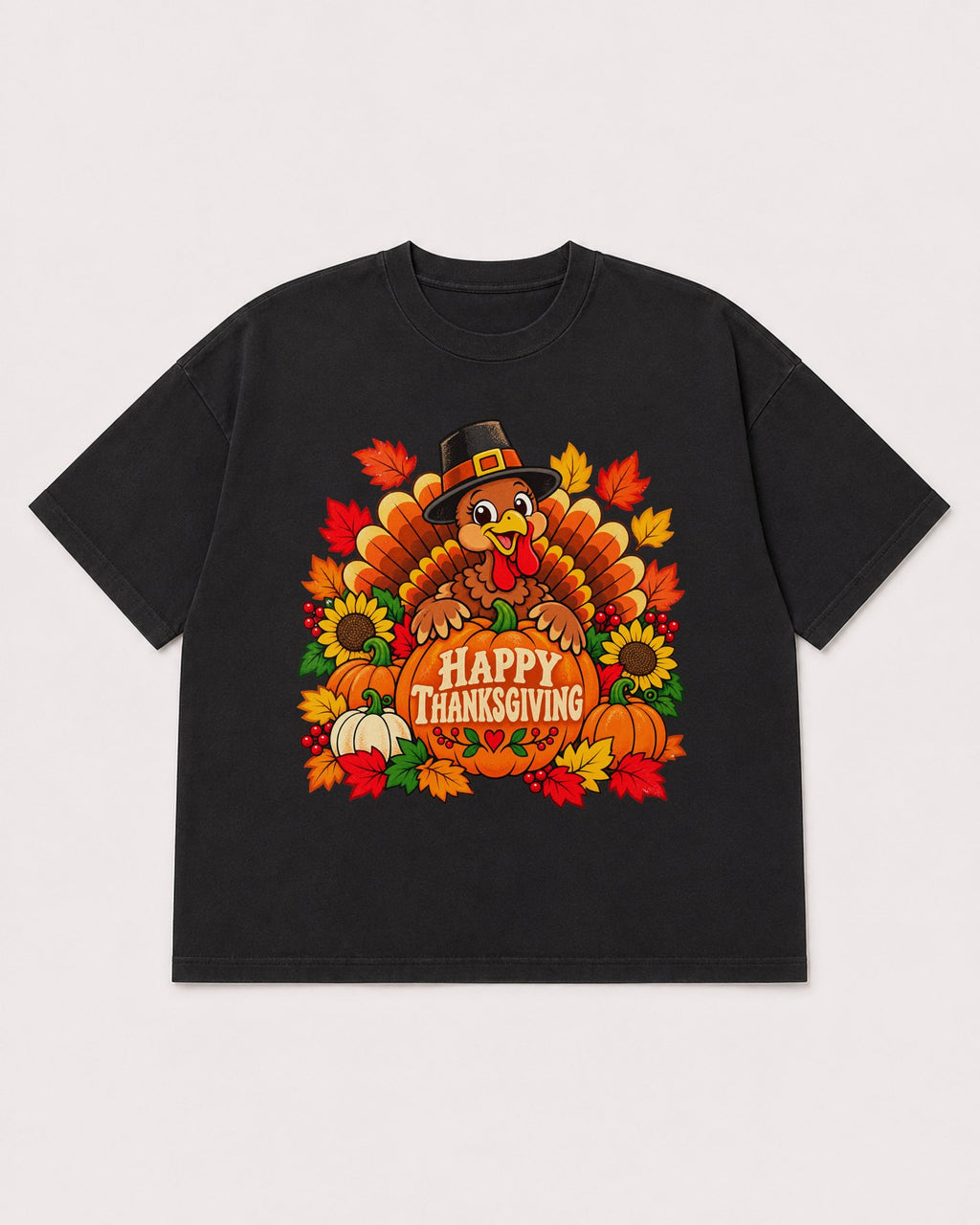 Mockup Boxy Heavyweight Tee Black product