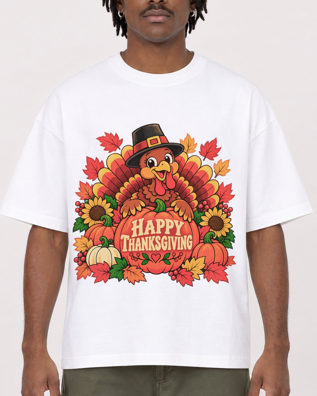 Mockup Boxy Heavyweight Tee White male close-up 04