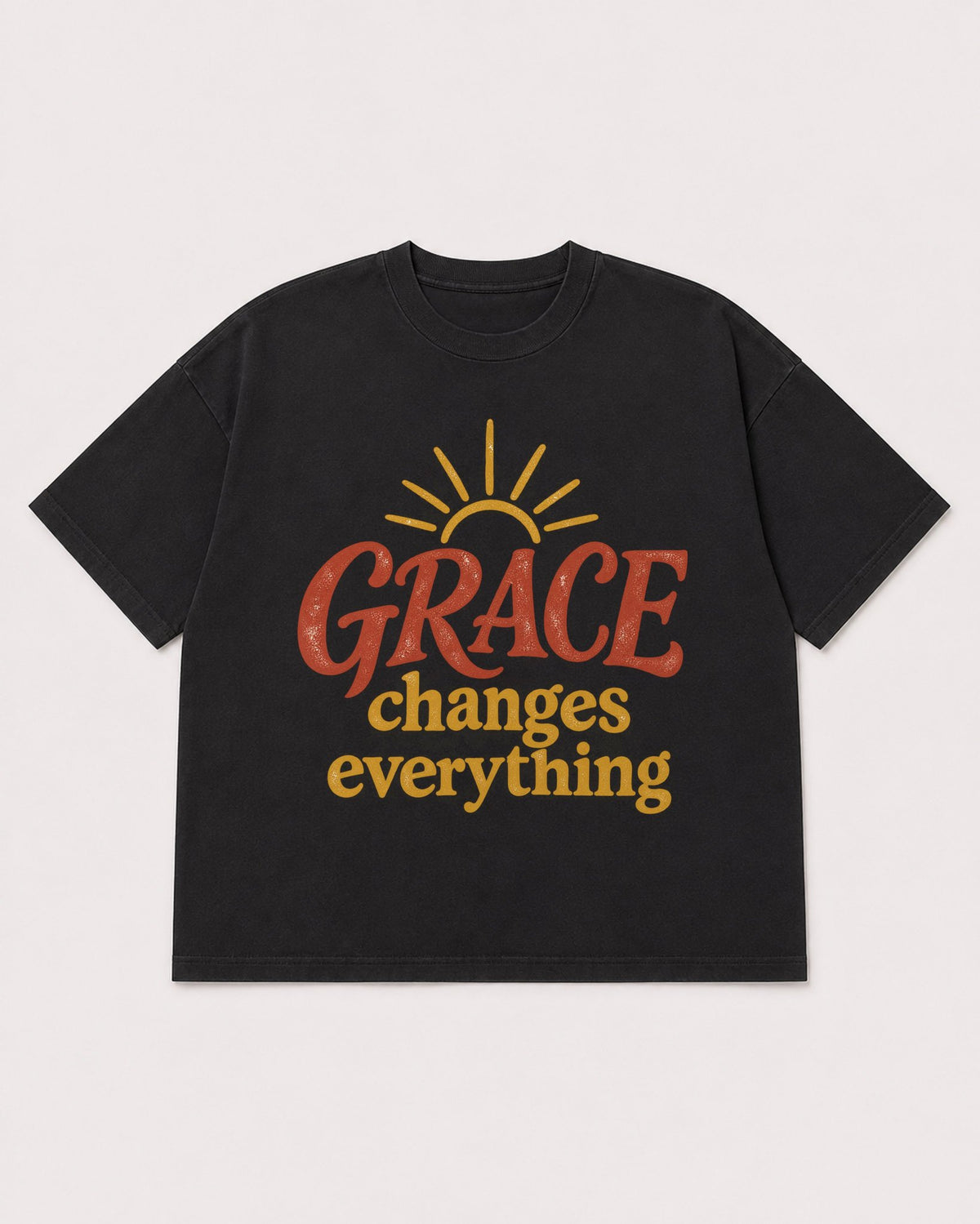 Mockup Boxy Heavyweight Tee Black product