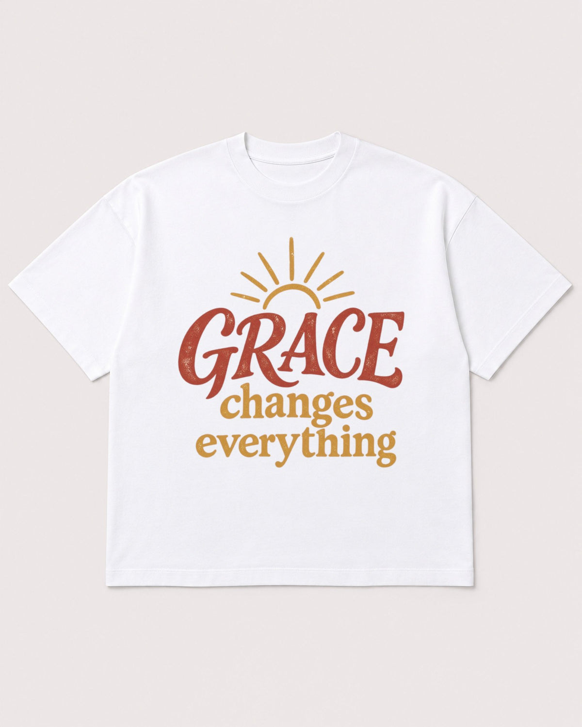 Mockup Boxy Heavyweight Tee White product
