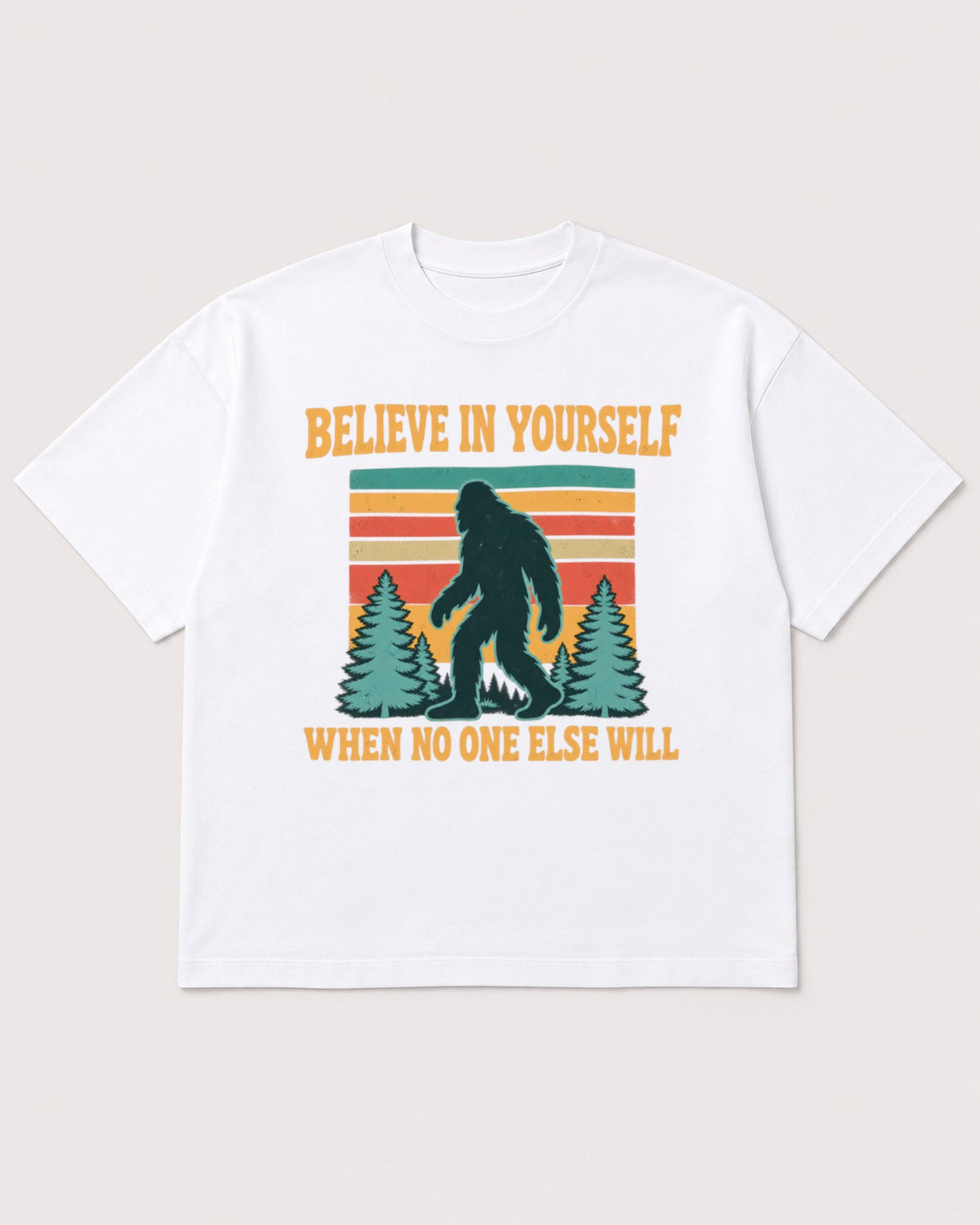 Mockup Boxy Heavyweight Tee White product