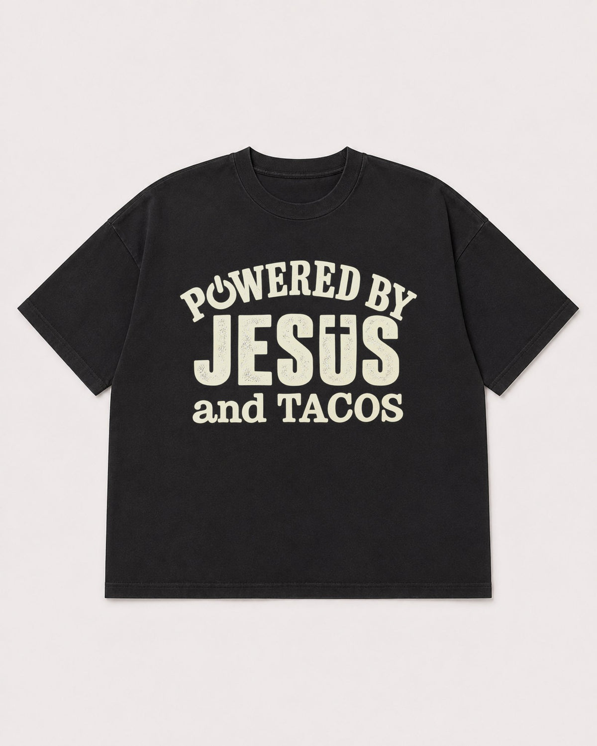 Mockup Boxy Heavyweight Tee Black product