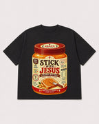Mockup Boxy Heavyweight Tee Black product