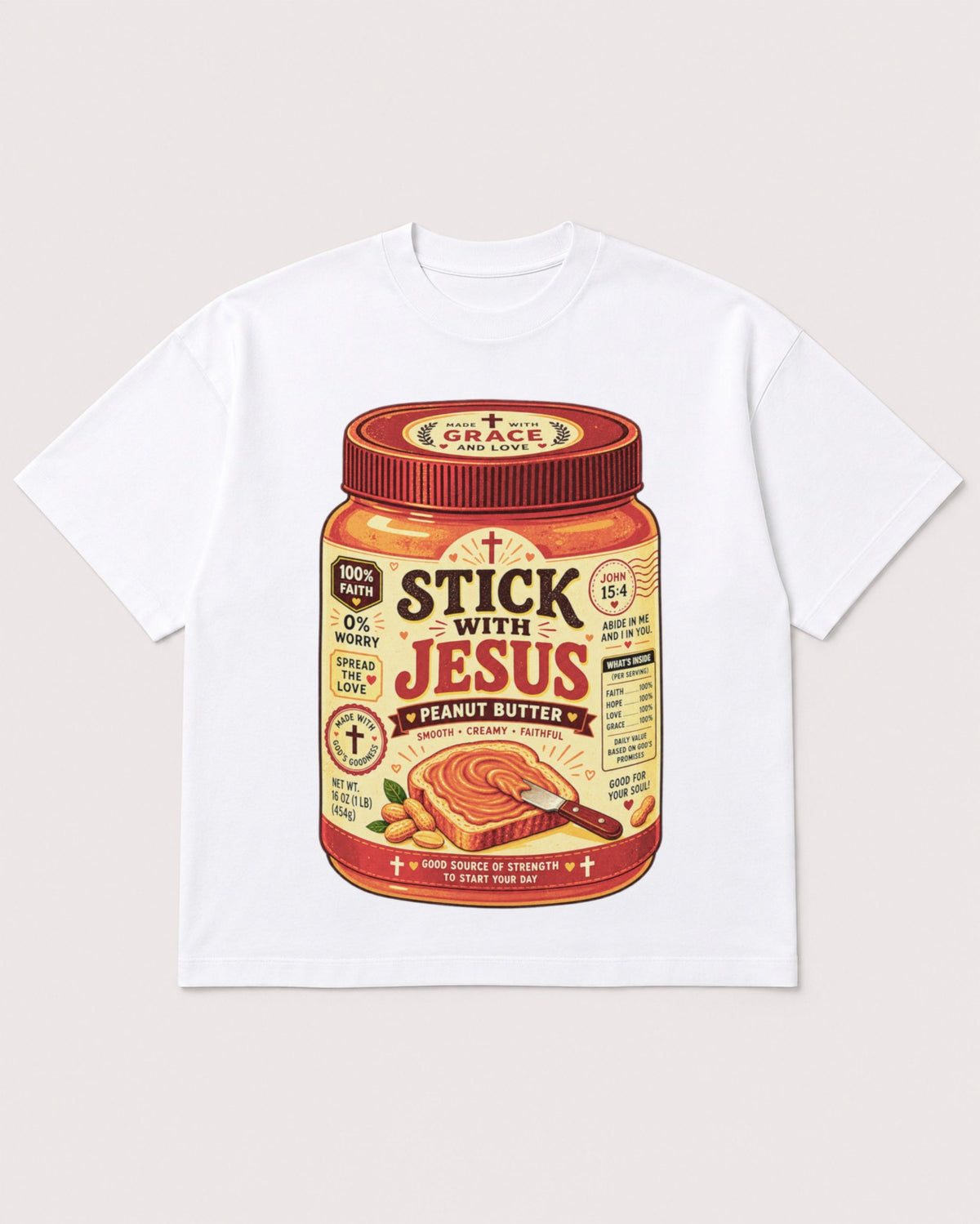 Mockup Boxy Heavyweight Tee White product