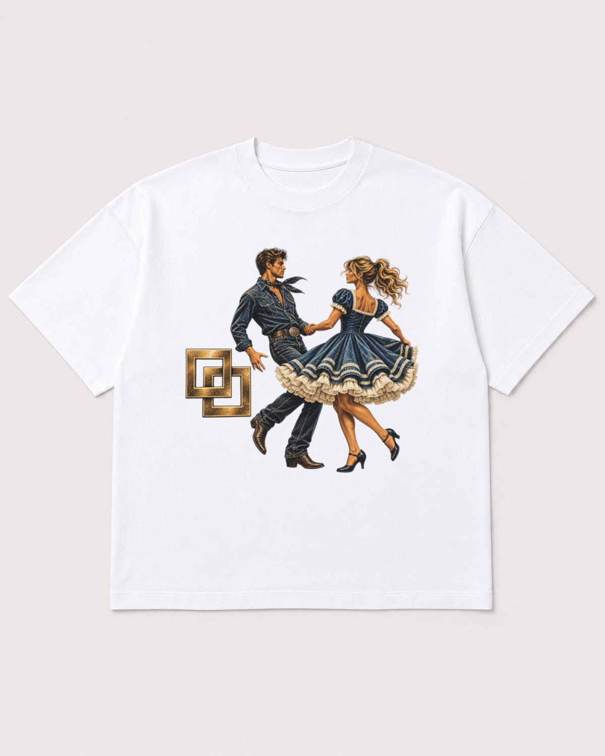 Mockup Boxy Heavyweight Tee White product