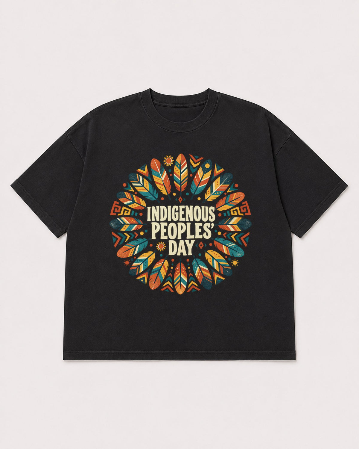 Mockup Boxy Heavyweight Tee Black product