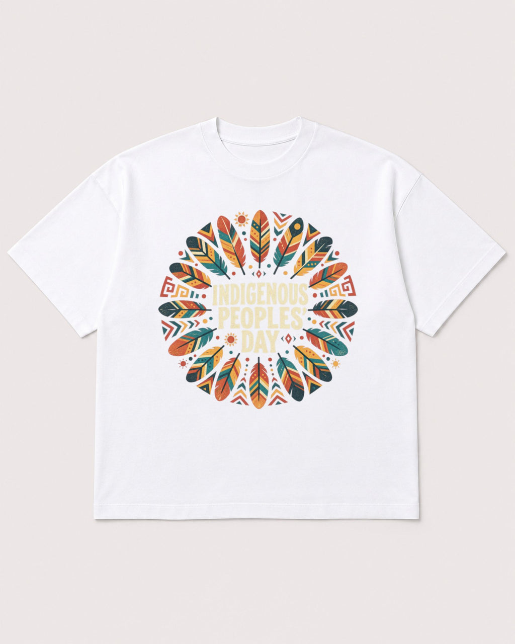 Mockup Boxy Heavyweight Tee White product