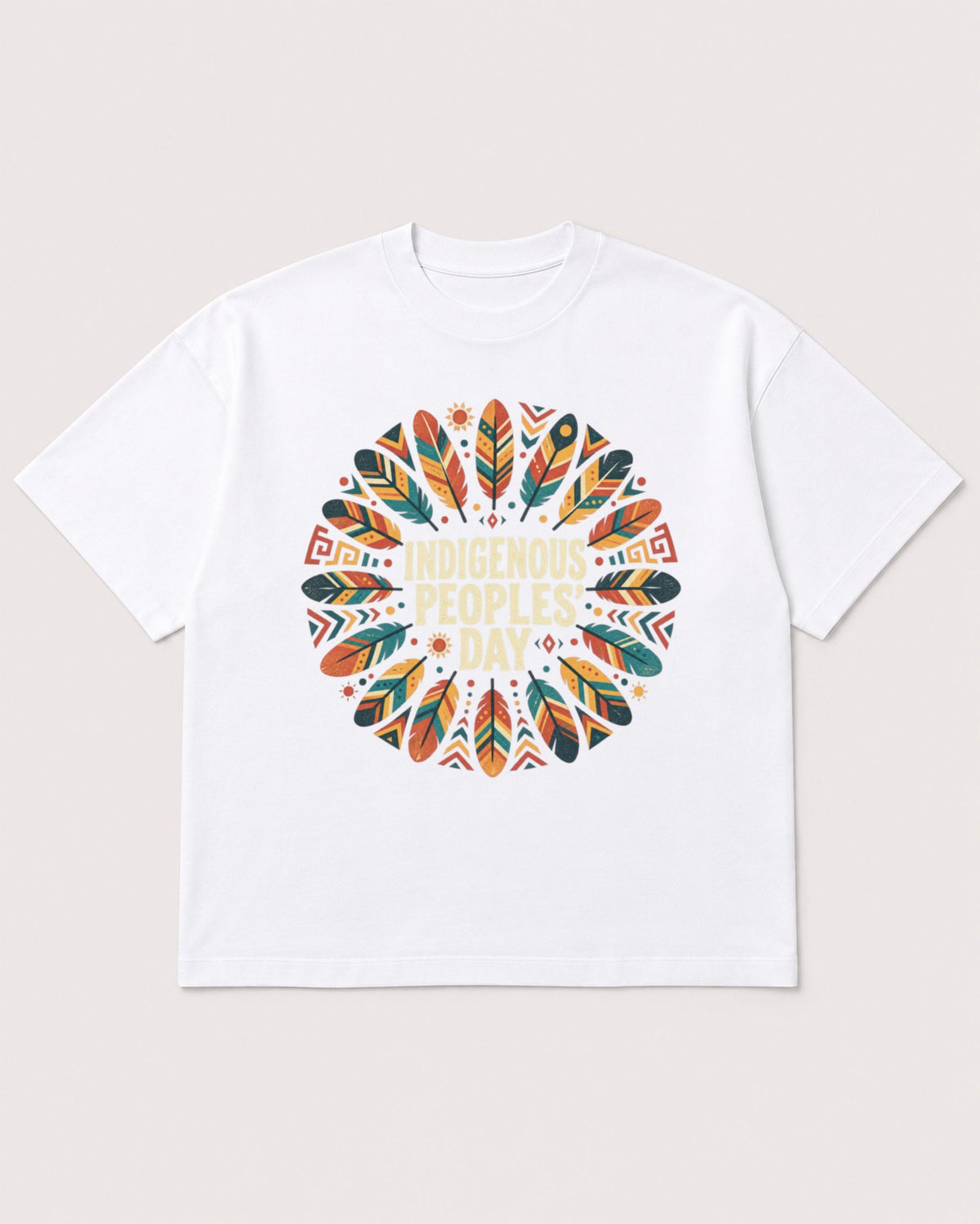 Mockup Boxy Heavyweight Tee White product