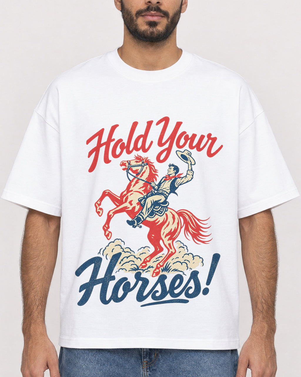 Mockup Boxy Heavyweight Tee White male close-up 07