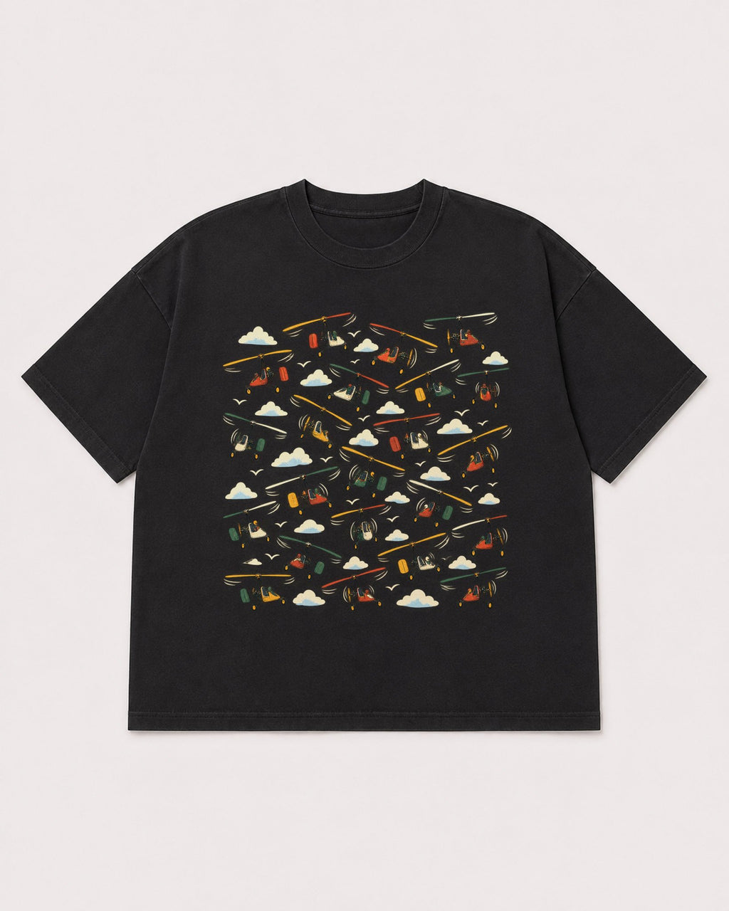 Mockup Boxy Heavyweight Tee Black product