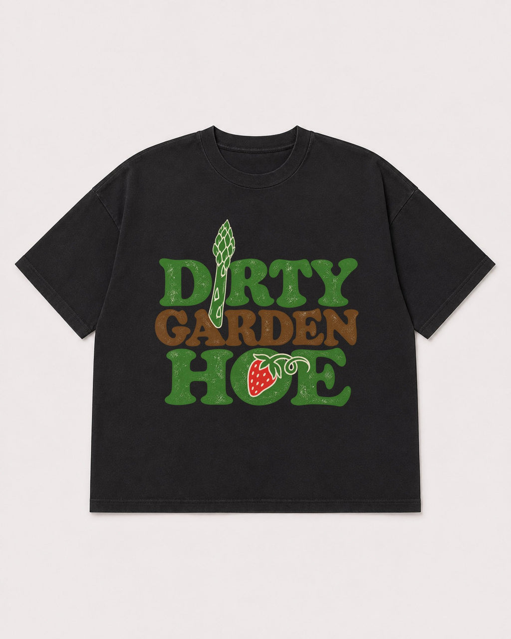 Mockup Boxy Heavyweight Tee Black product