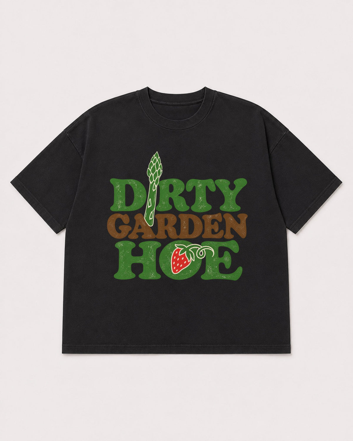 Mockup Boxy Heavyweight Tee Black product